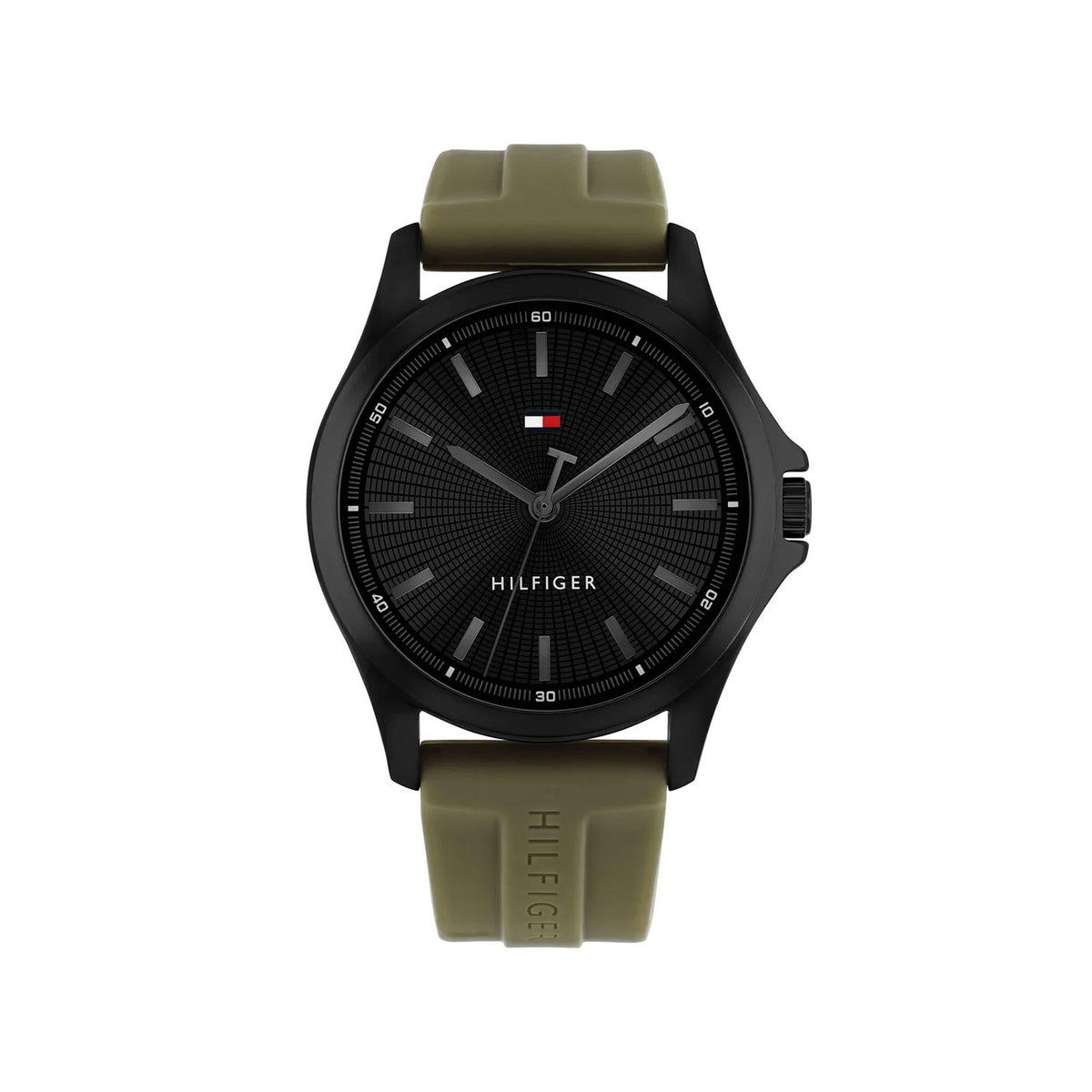 Tommy Hilfiger Men’s Bruce Watch, Black & Green