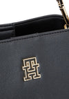 Tommy Hilfiger Structured Bucket Bag, Black