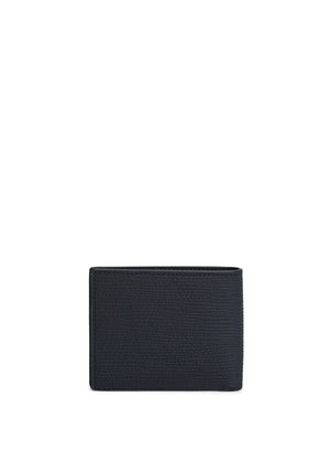 Tommy Hilfiger Business Leather Bifold Wallet, Space Blue