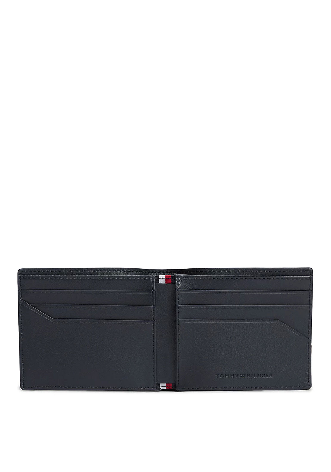 Tommy Hilfiger Business Leather Bifold Wallet, Space Blue
