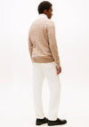 Tommy Hilfiger Cable Knit Crew Neck Sweater, Beige