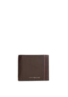 Tommy Hilfiger Men’s Central Mini Card & Coin Wallet, Coffee Bean Brown