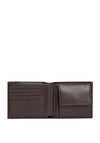 Tommy Hilfiger Men’s Central Mini Card & Coin Wallet, Coffee Bean Brown
