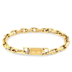 Tommy Hilfiger Men’s Iconic Chain Link Bracelet, Gold