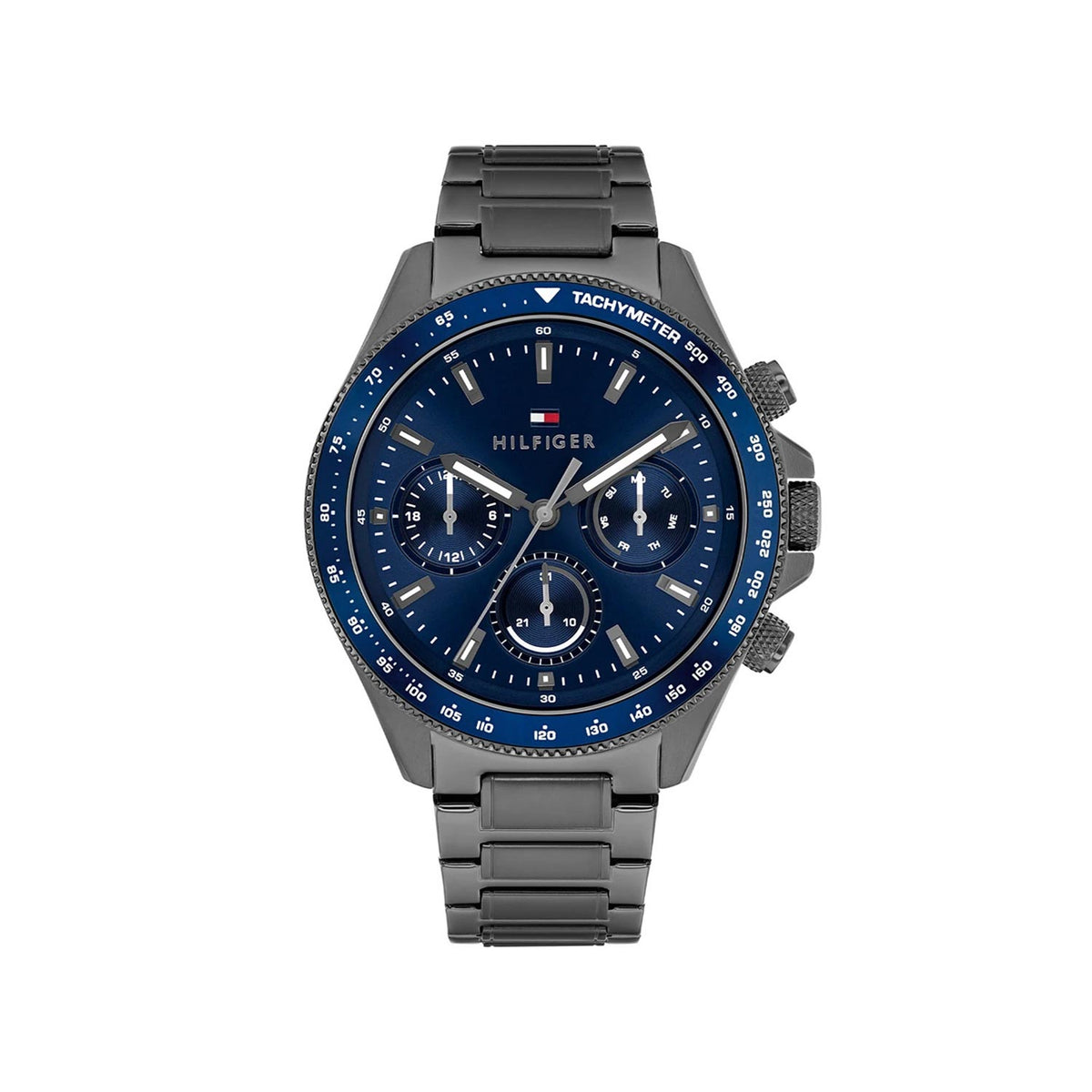 Tommy Hilfiger Men’s Clark Watch, Grey & Navy