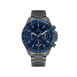 Tommy Hilfiger Men’s Clark Watch, Grey & Navy