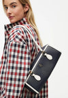 Tommy Hilfiger Colour-Blocked Rectangular Shoulder Bag, Navy