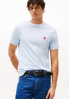 Tommy Hilfiger Contrast TH Monogram T-Shirt, Breezy Blue
