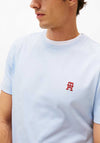 Tommy Hilfiger Contrast TH Monogram T-Shirt, Breezy Blue