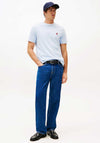 Tommy Hilfiger Contrast TH Monogram T-Shirt, Breezy Blue