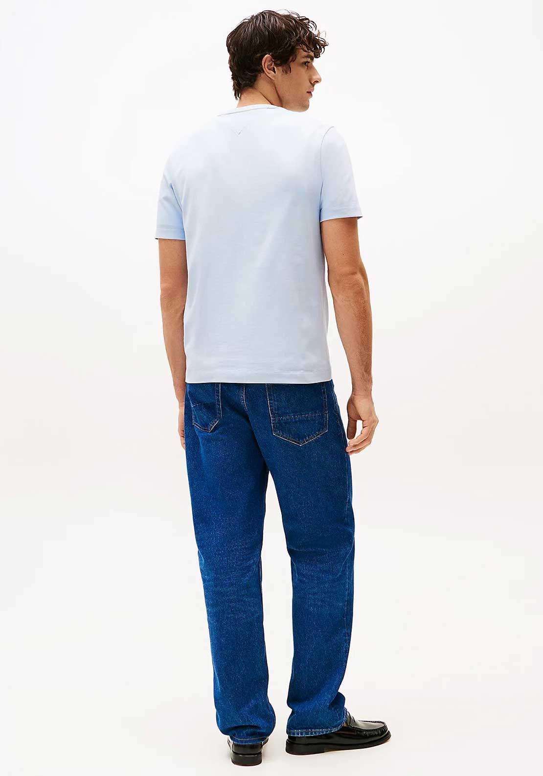 Tommy Hilfiger Contrast TH Monogram T-Shirt, Breezy Blue
