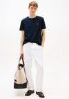 Tommy Hilfiger Contrast TH Monogram T-Shirt, Desert Sky Navy