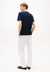 Tommy Hilfiger Contrast TH Monogram T-Shirt, Desert Sky Navy