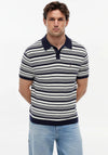 Tommy Hilfiger Cool Comfort Knit Polo Shirt, Navy & Ivory