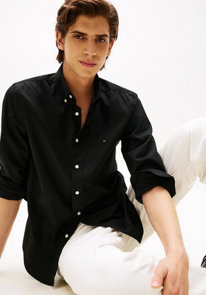 Tommy Hilfiger Core Flex Poplin Shirt, Black