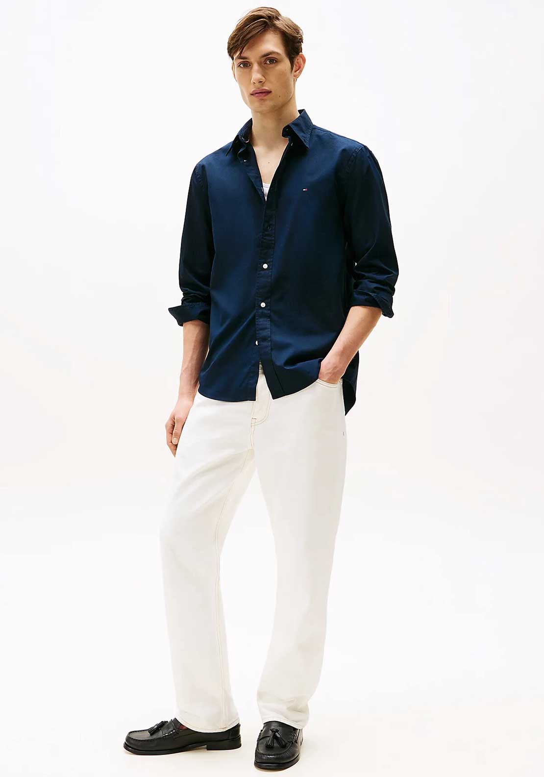 Tommy Hilfiger Core Flex Poplin Shirt, Navy