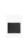 Tommy Hilfiger Corporate Leather Card & Coin Wallet, Black