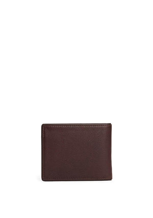 Tommy Hilfiger Corporate Leather Card & Coin Wallet, Coffee Bean Brown