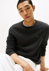 Tommy Hilfiger Crew Neck Cashmere Blend Sweater, Dark Grey Heather