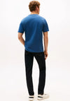 Tommy Hilfiger Crew Neck Embroidered Flag T-Shirt, Ocean Blue