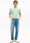 Tommy Hilfiger Crew Neck Embroidered Flag T-Shirt, Mint Green