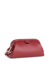 Tommy Hilfiger Reversible Monogram Plaque Crossbody Bag, Rouge