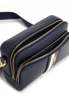 Tommy Hilfiger Iconic Signature Tape Crossbody Camera Bag, Global Stripes