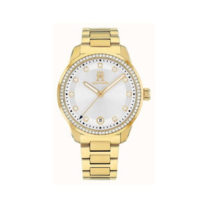 Tommy Hilfiger Ladies Crystal Watch, Gold