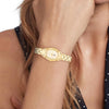 Tommy Hilfiger Ladies Demi Oval Watch, Gold