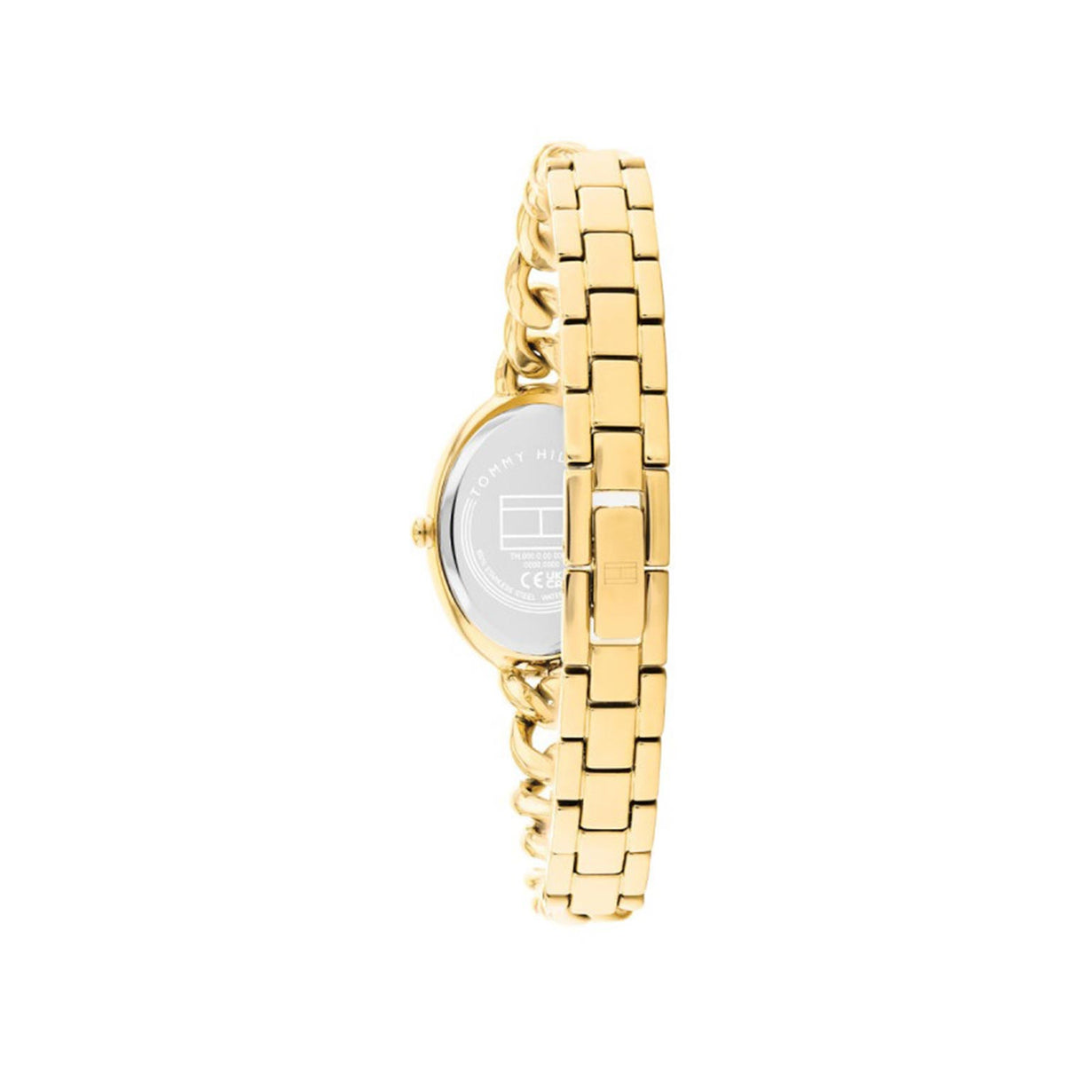 Tommy Hilfiger Ladies Demi Oval Watch, Gold & Green