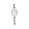 Tommy Hilfiger Ladies Demi Oval Watch, Silver & Pink