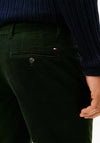 Tommy Hilfiger Denton Straight Corduroy Trousers, Riverbed Green