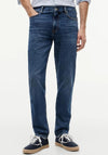 Tommy Hilfiger Denton Whiskered Straight Leg Jeans, Smoke Blue