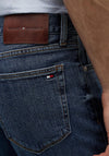Tommy Hilfiger Denton Whiskered Straight Leg Jeans, Smoke Blue