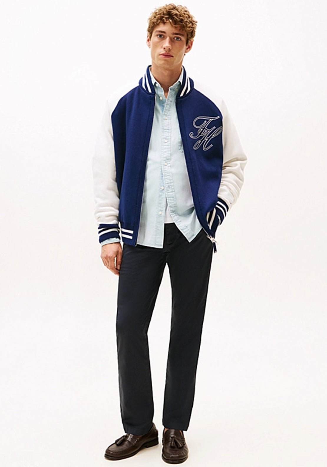 Tommy Hilfiger Denton Straight Leg Chinos, Navy