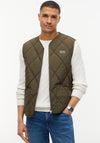Tommy Hilfiger Diamond Quilted Gilet, Olive Green