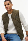Tommy Hilfiger Diamond Quilted Gilet, Olive Green