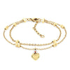 Tommy Hilfiger Double Chain Charm Bracelet, Gold
