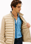 Tommy Hilfiger Essential Contrast Sleeve Jacket, Beige