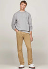 Tommy Hilfiger Essential Fleece Crew Neck Sweatshirt, Medium Grey Heather