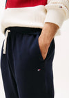 Tommy Hilfiger Essential Fleece Cuffed Leg Joggers, Navy