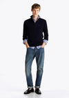 Tommy Hilfiger Essential Quarter Zip Sweater, Navy