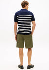 Tommy Hilfiger Essential Stripe Knit Polo Shirt, Navy