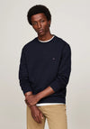 Tommy Hilfiger Essential Fleece Crew Neck Sweatshirt, Navy