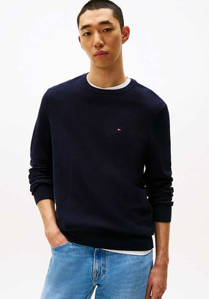Tommy Hilfiger Textured Knit Sweater, Navy