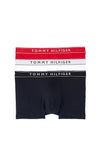 Tommy Hilfiger Everyday Essentials 3 Pack Trunks, Medium Red Multi