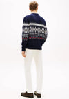 Tommy Hilfiger Fairisle Lambswool Blend Jumper, Navy