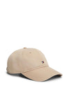 Tommy Hilfiger Flag Embroidered Cap, Beige