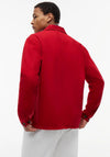 Tommy Hilfiger Flag Embroidery Overshirt, Medium Red