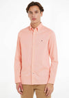 Tommy Hilfiger Flex Dobby Shirt, Peach Dusk